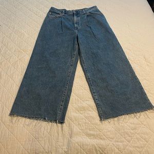 Levi’s Rib Cage Pleated wide leg jeans